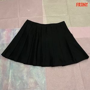 Forever 21 Black Pleated Tennis Skirt